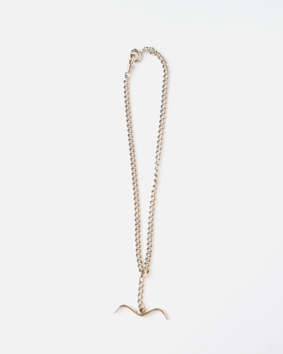 14k Gold Watch Chain Choker Necklace
