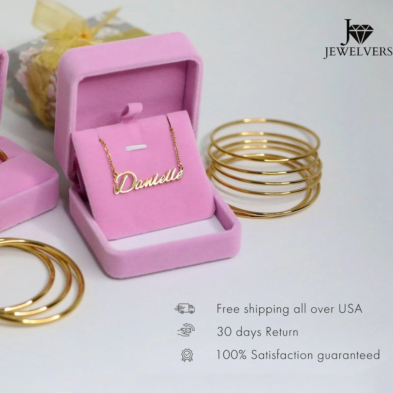 18k Gold-Filled Zircon Baguette Bangle