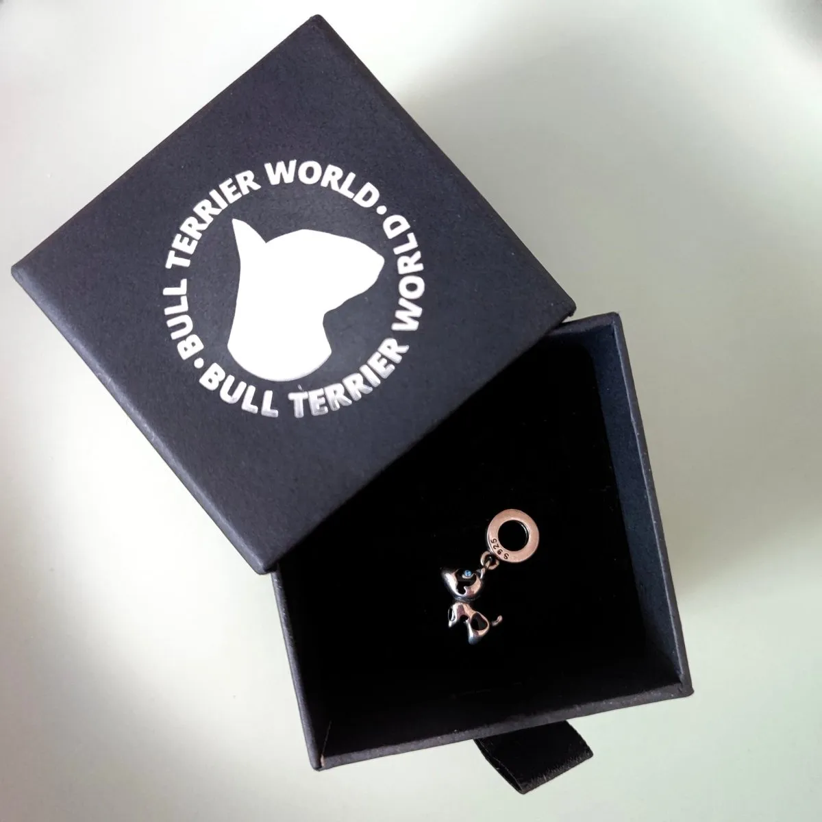 925 Sterling Silver Bull Terrier Charm