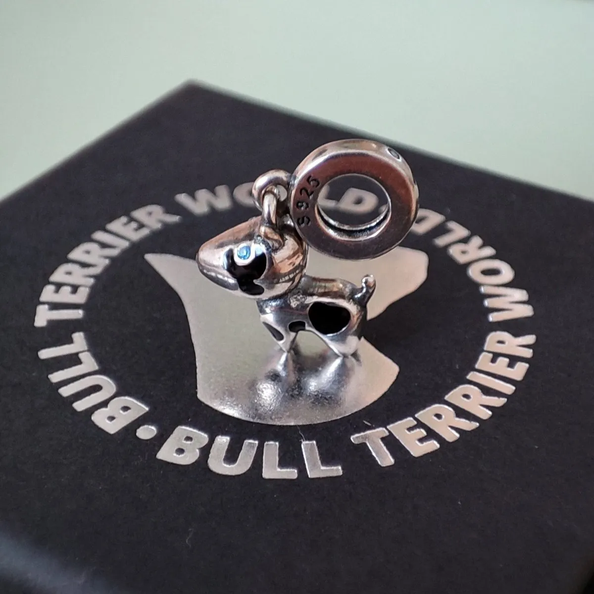 925 Sterling Silver Bull Terrier Charm