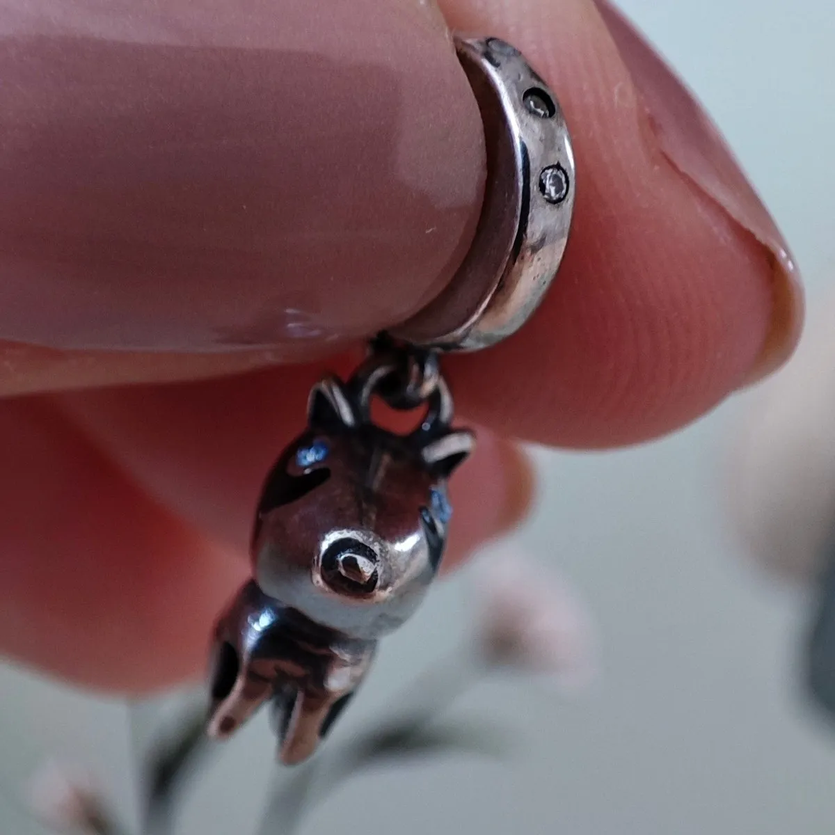 925 Sterling Silver Bull Terrier Charm
