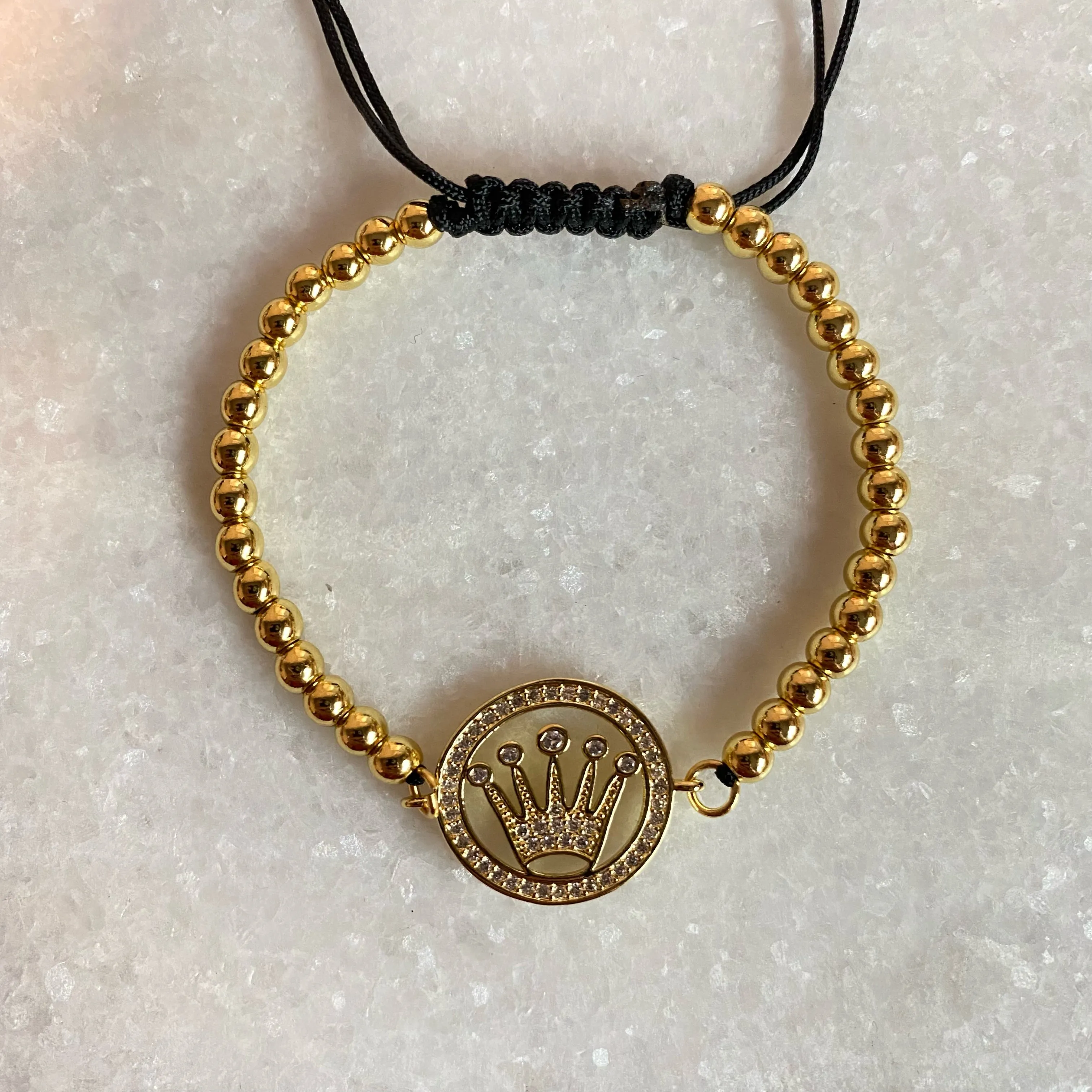 Adjustable Crown Bracelet