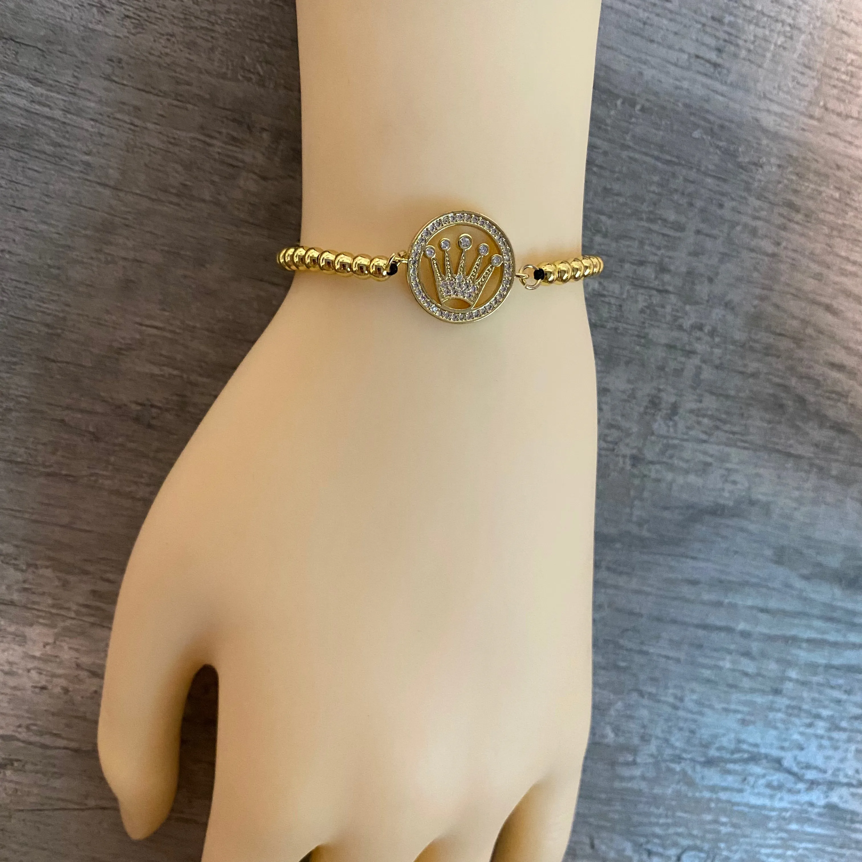 Adjustable Crown Bracelet