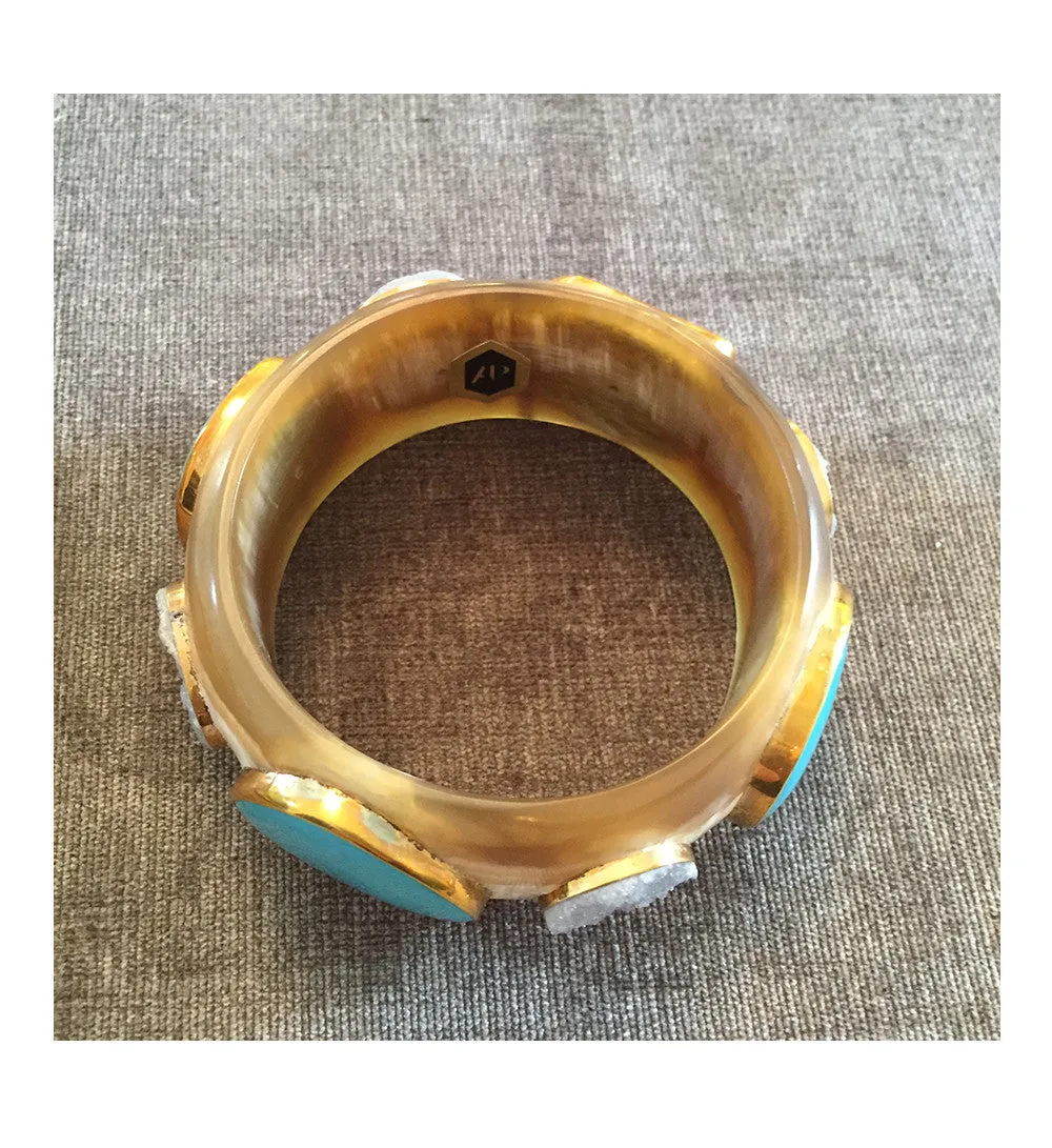 Ashley Pittman Kuruka Bangle Light Horn