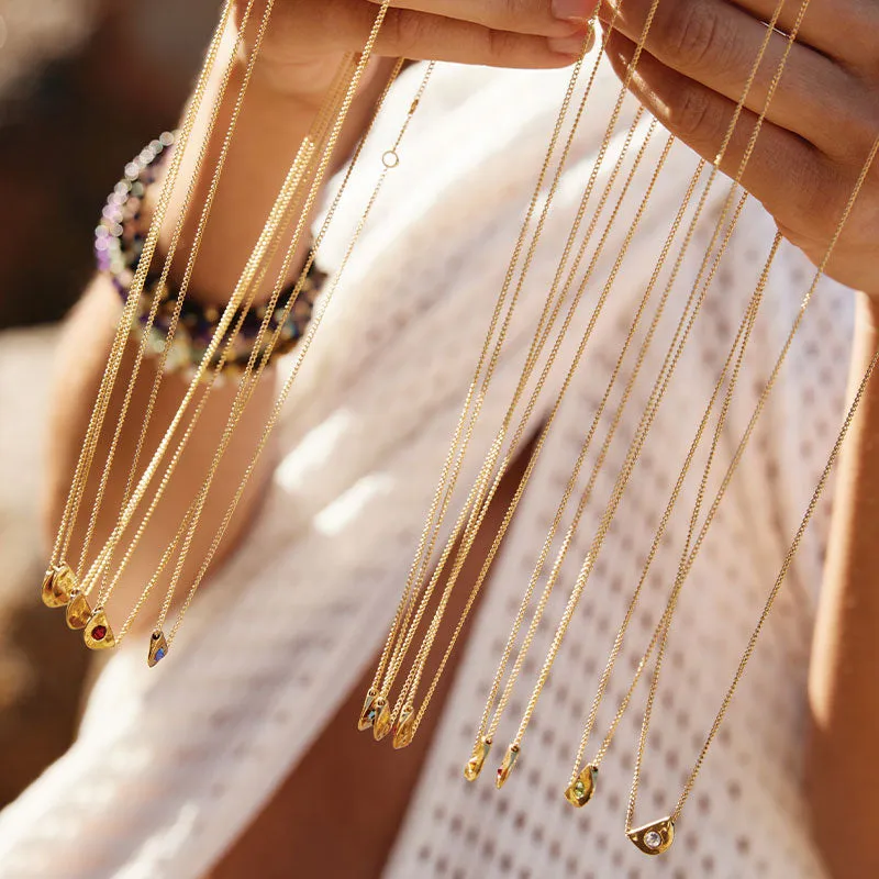 AUGUST BIRTHSTONE NECKLACE