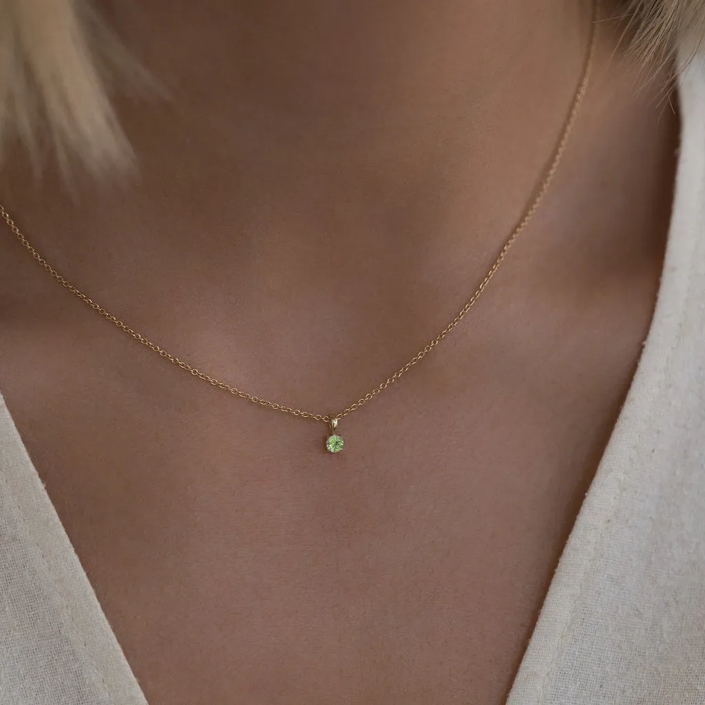 Birthstone Necklace | August