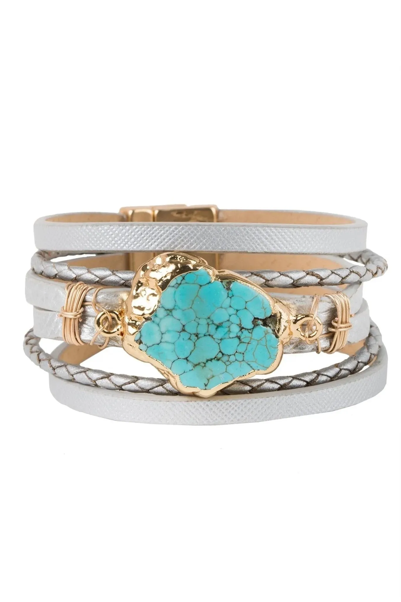 Braided Turquoise Bracelet