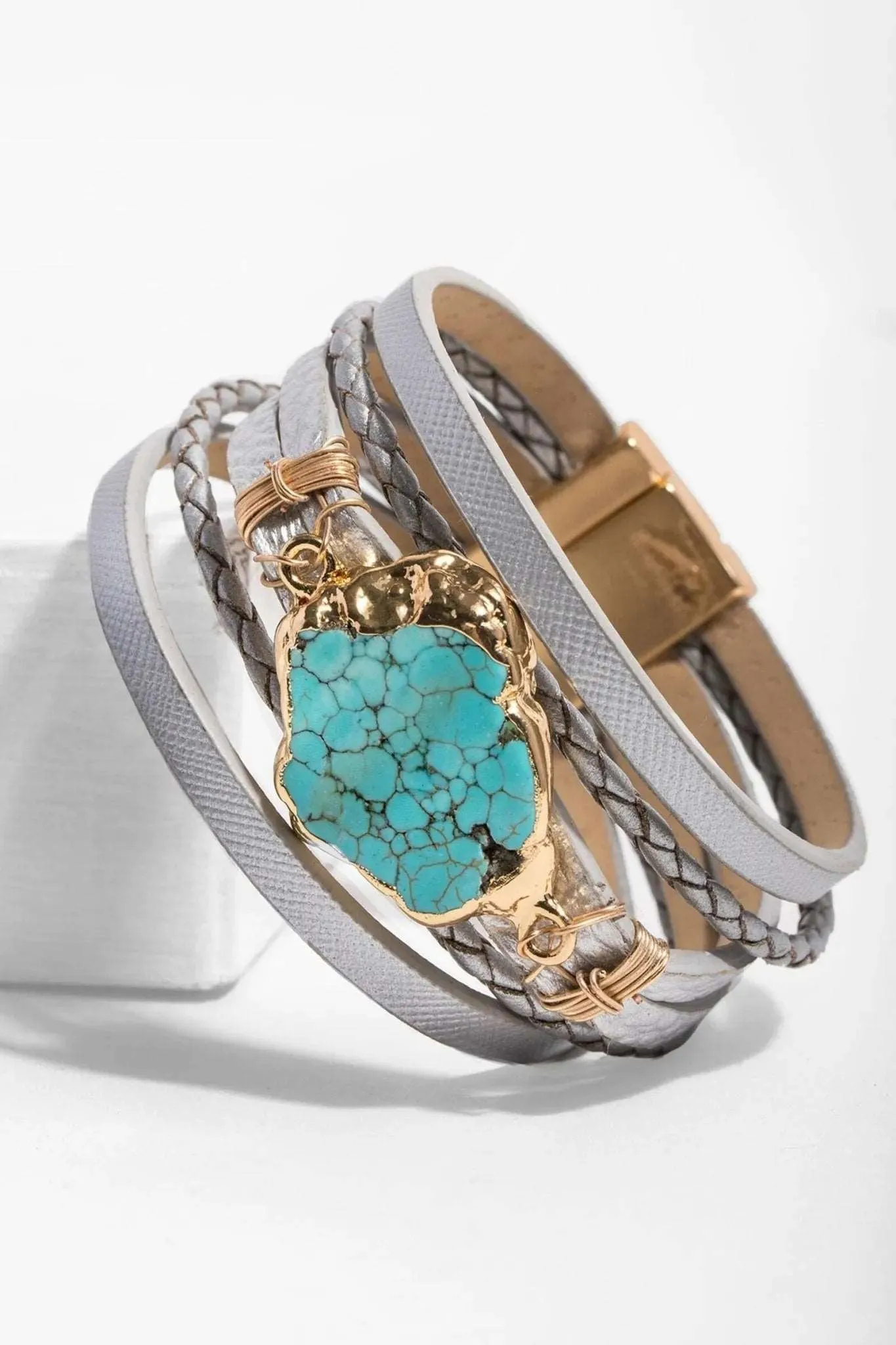 Braided Turquoise Bracelet
