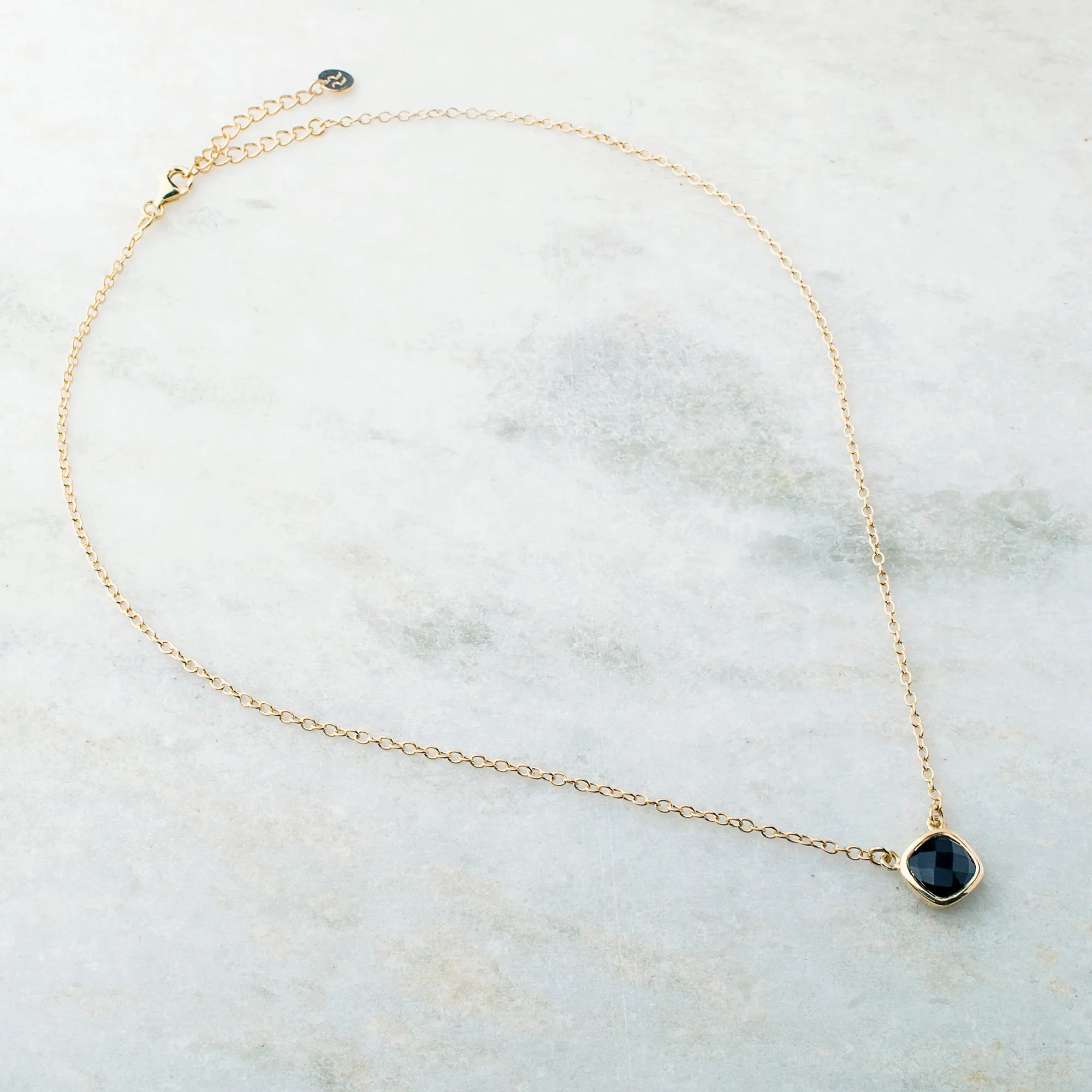 Brigid Necklace, Black Onyx
