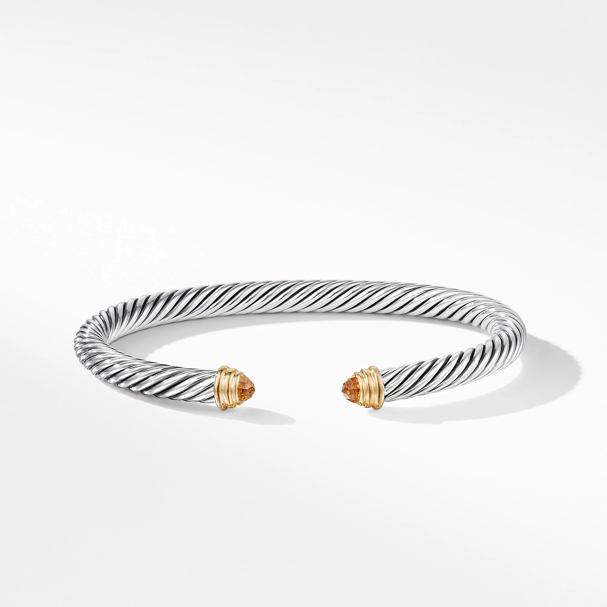 Cable Classic Bracelet with Citrine and Gold