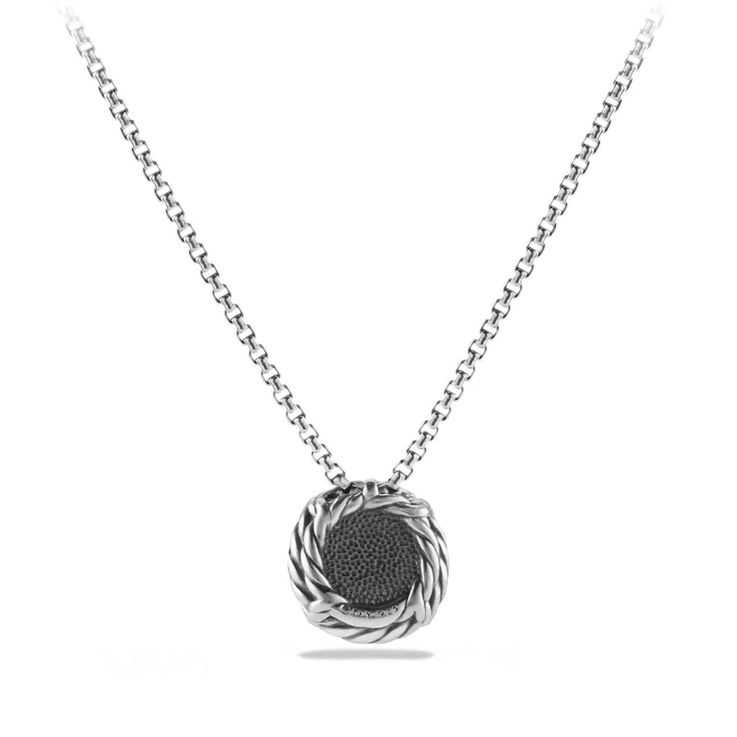 Châtelaine® Pendant Necklace with Black Onyx, 17" Length