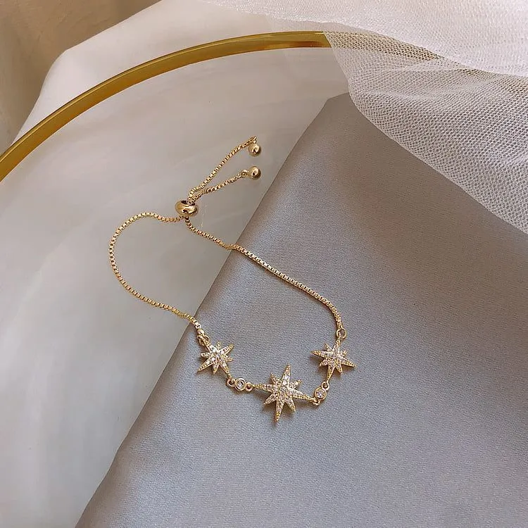 Classic Star Adjustable Bracelet Charm Jewelry BCJY03 Korean Fashion