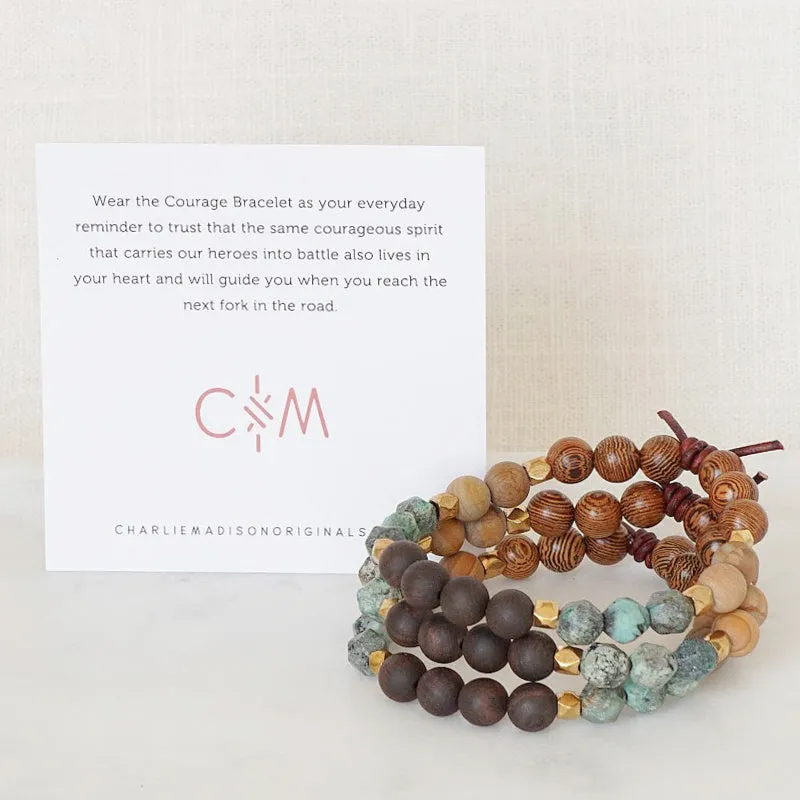 Courage - Green | Military Tribute Bracelet