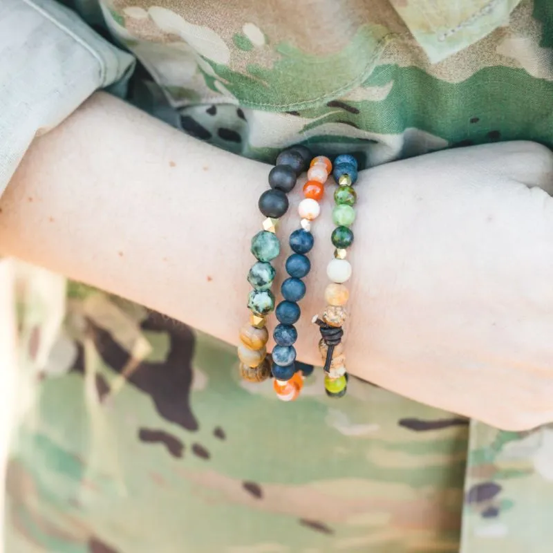Courage - Green | Military Tribute Bracelet