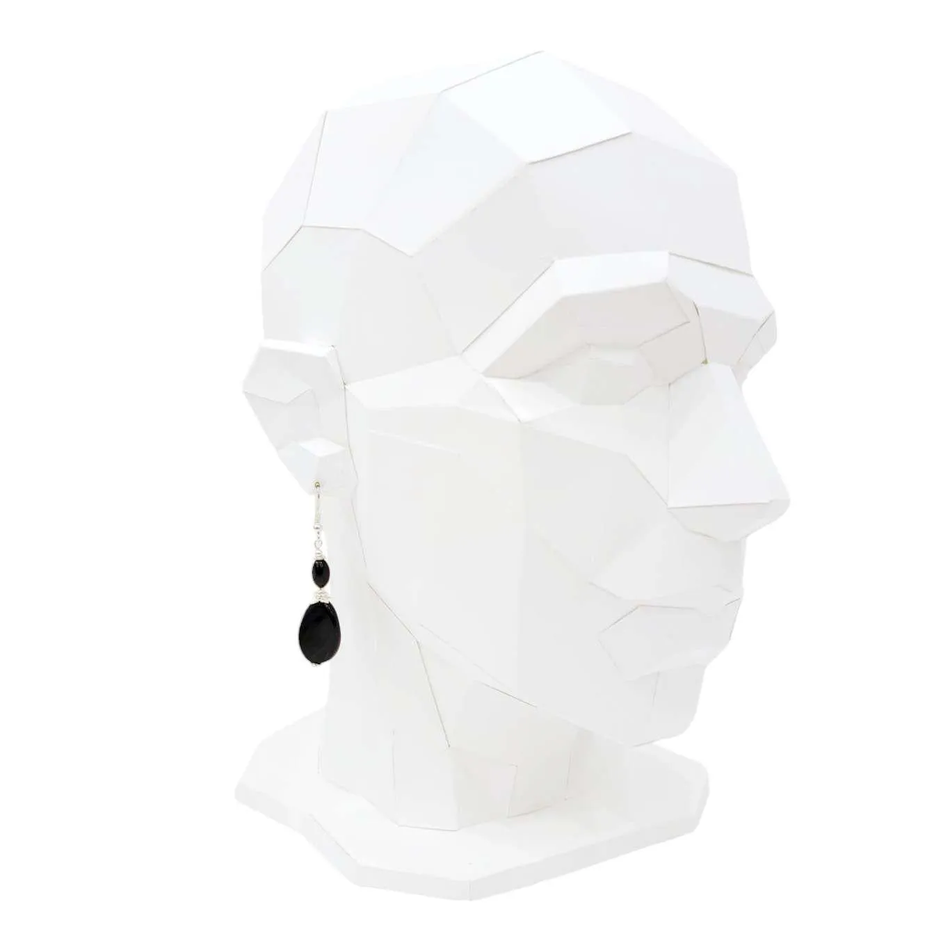 Earrings - Onyx Oval Drops by Tiny Aloha