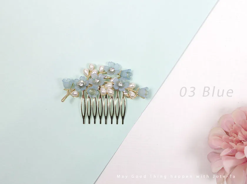 Flower Hairpin Brush Type (3 Colors)