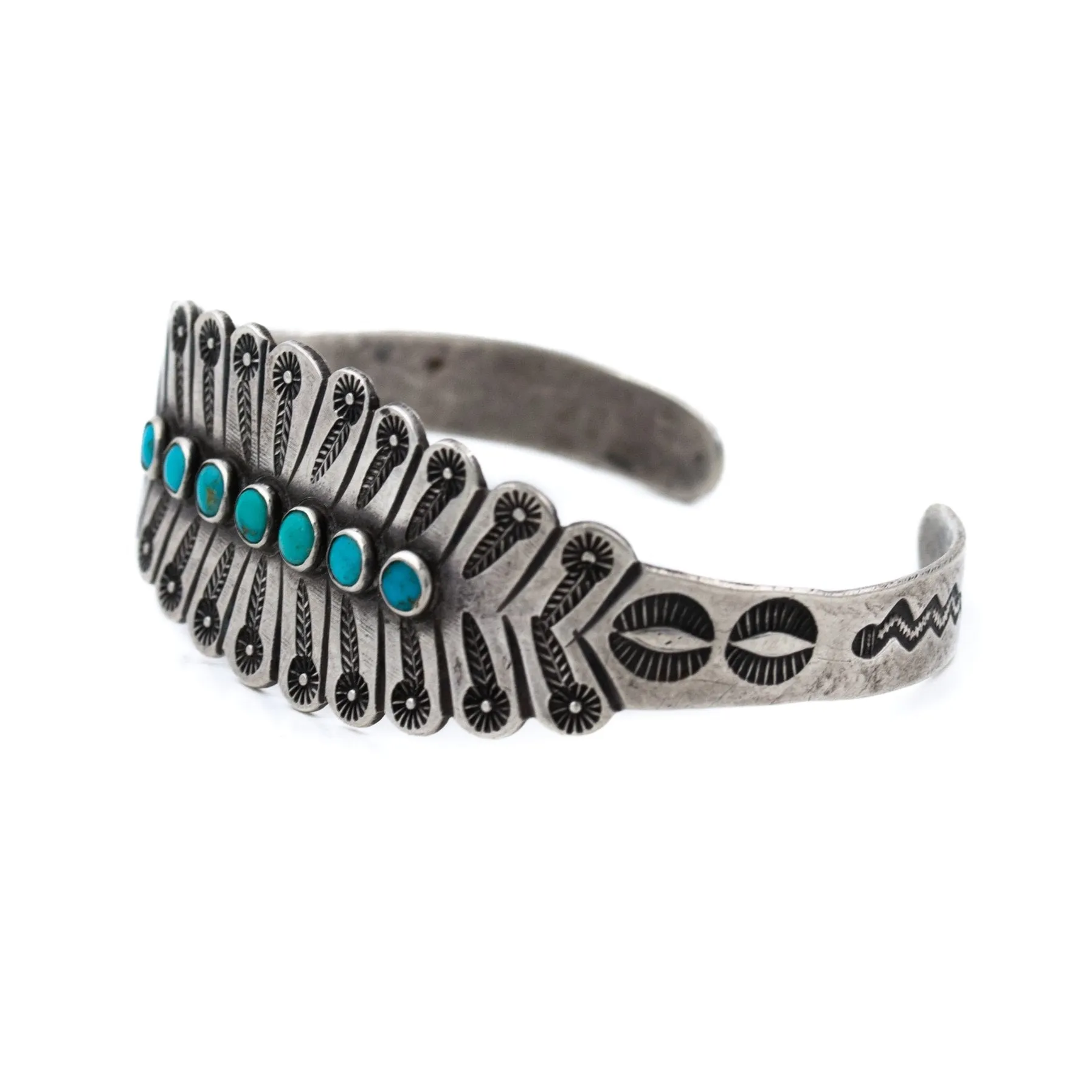 Fred Harvey Era Snake Eye Cuff