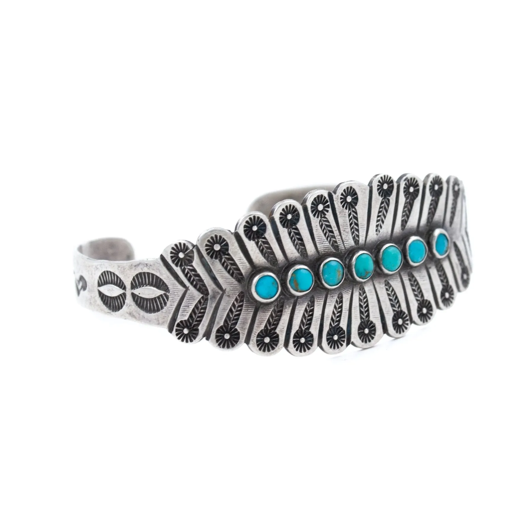 Fred Harvey Era Snake Eye Cuff