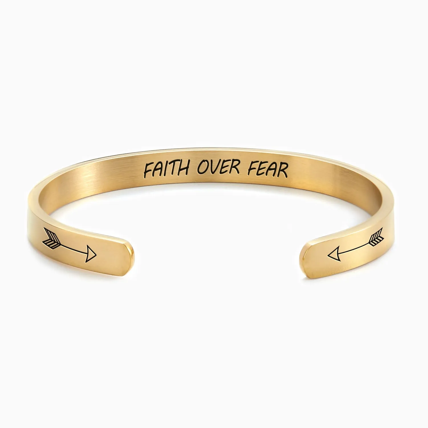 Free Gift - Faith Over Fear Cuff Bracelet