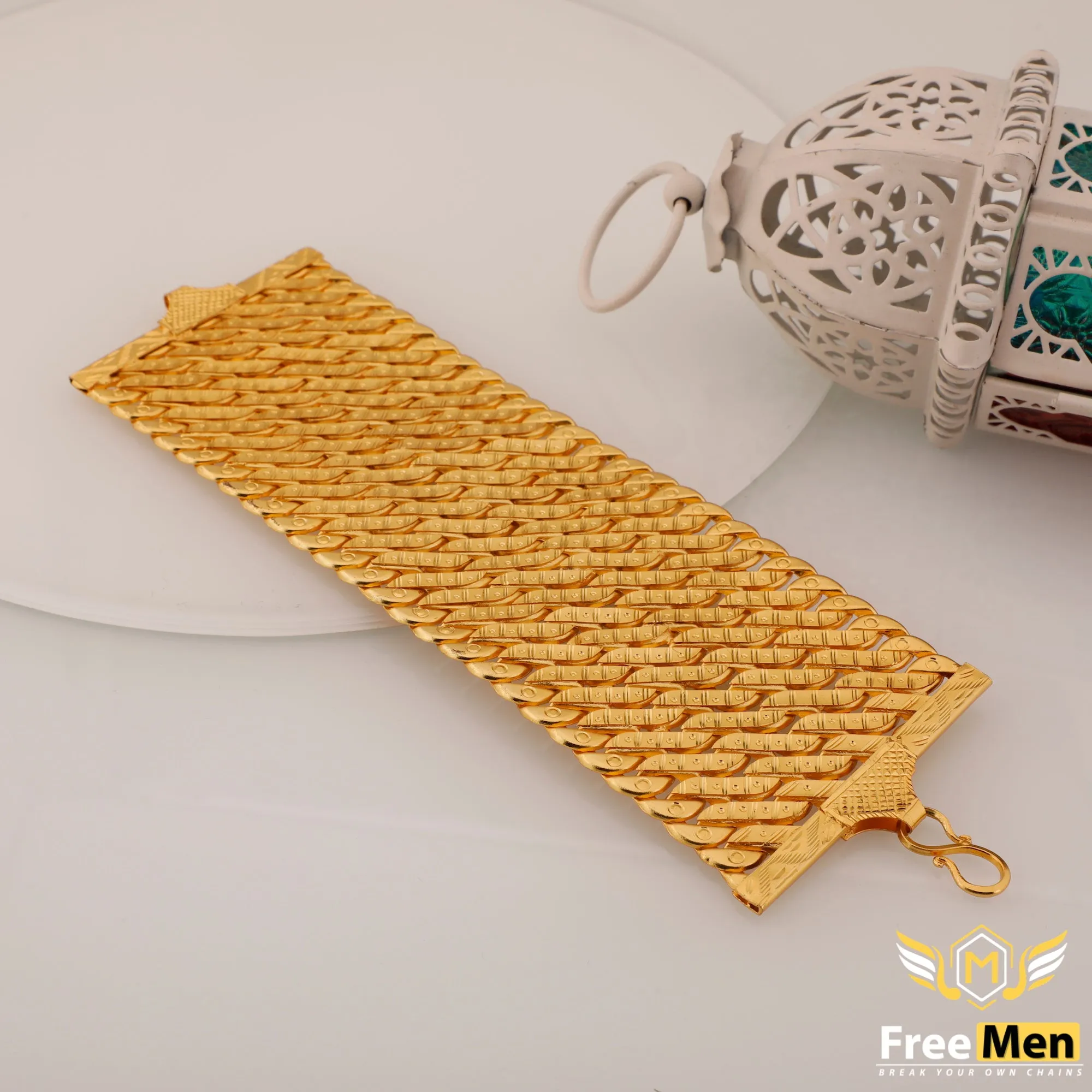 Freemen Five Lines South Indian Design Bracelet for Men FMB211