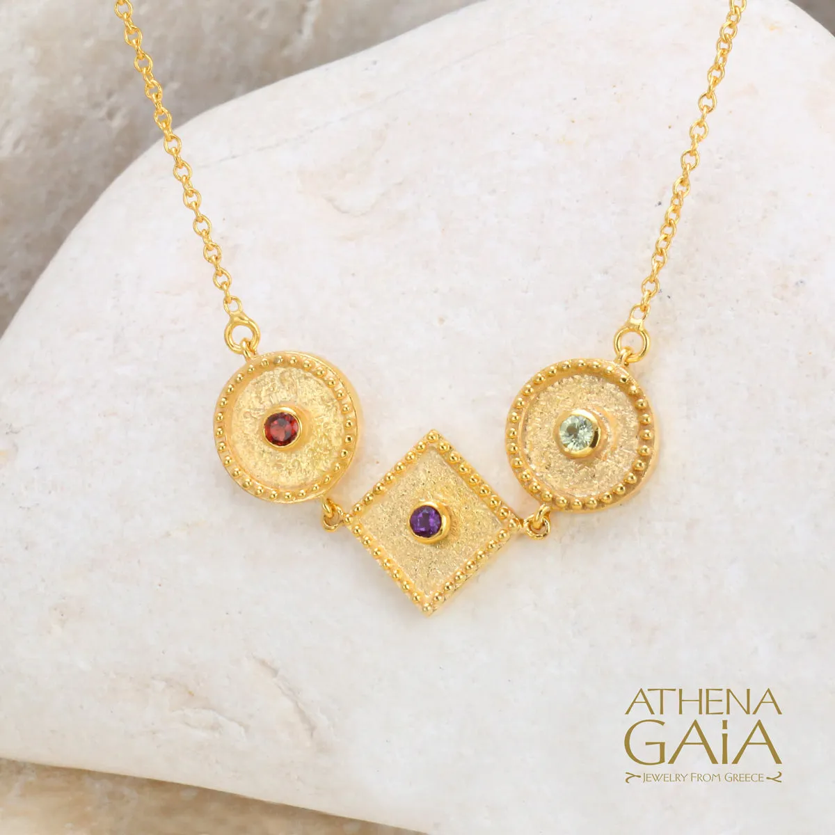 Geometric Light Necklace