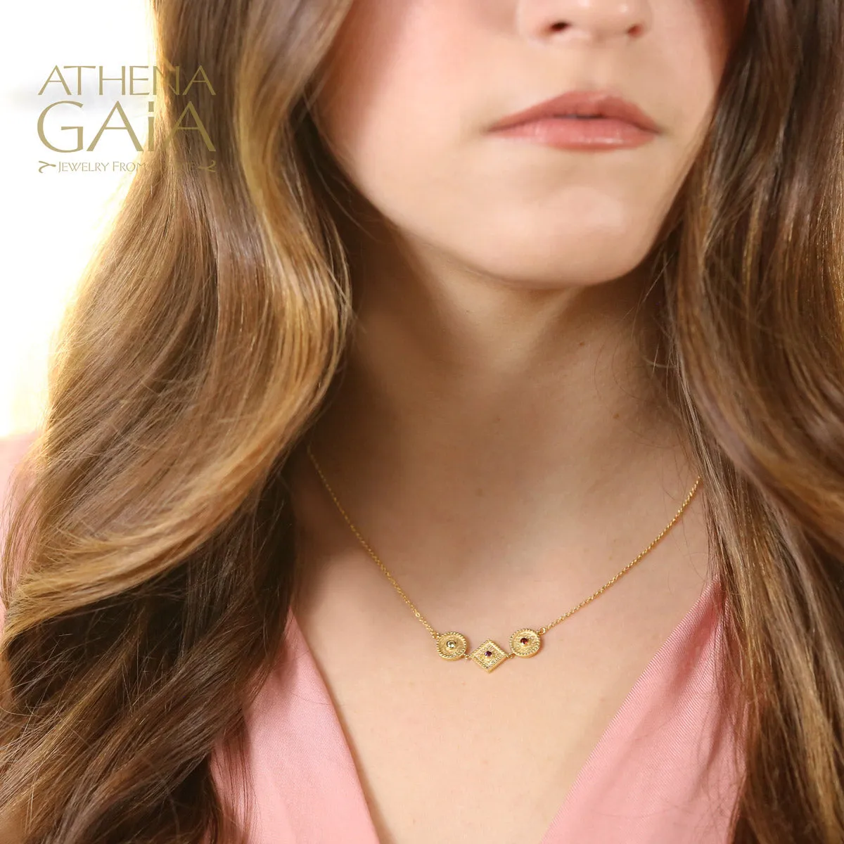 Geometric Light Necklace