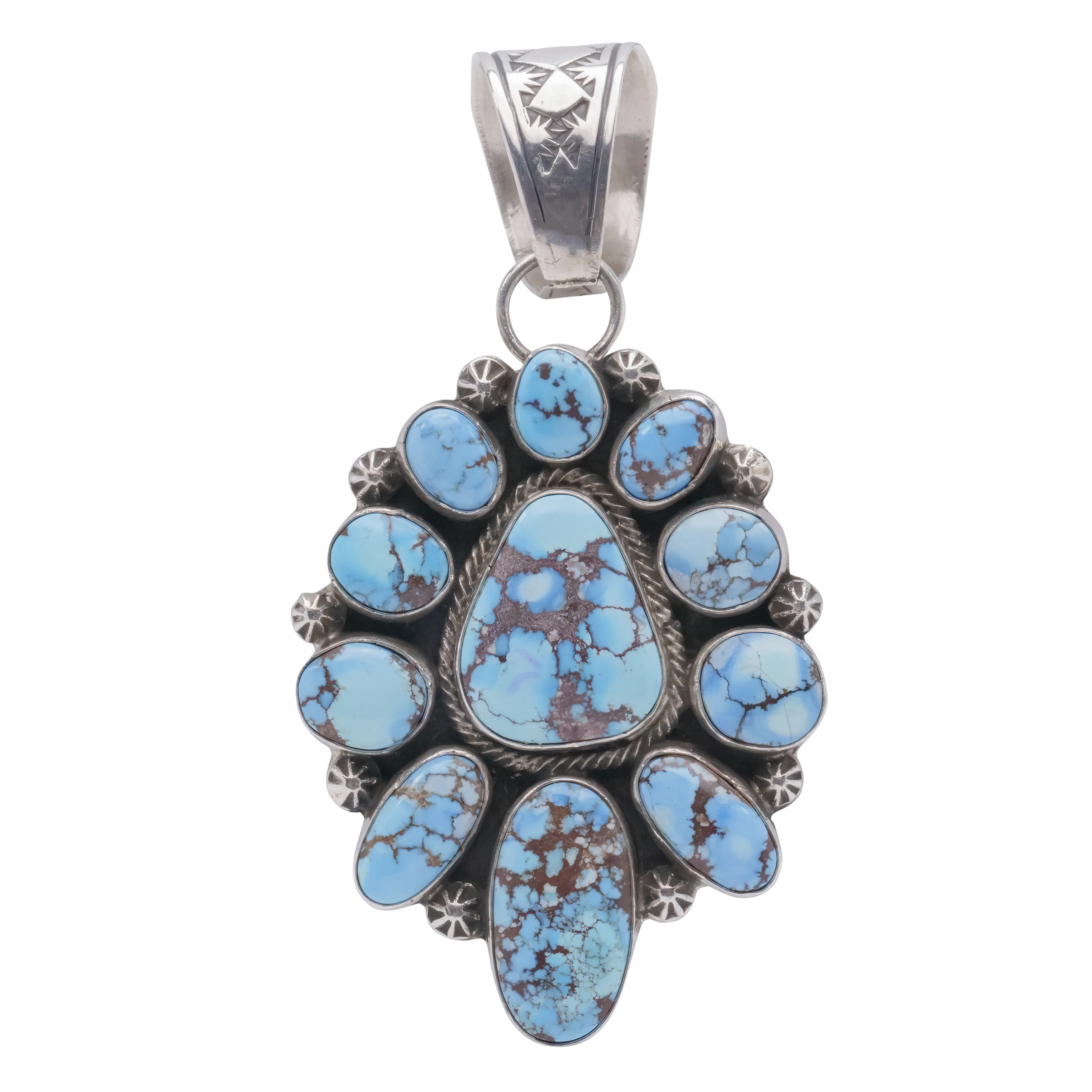 Golden Hills Turquoise Pendant | Artisan Handmade