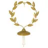 Golden Wreath Metal Ornament and Stocking Hanger