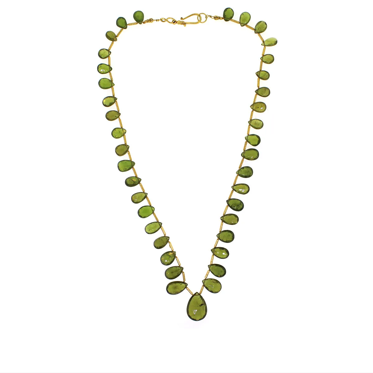Graduated Peridot Necklace