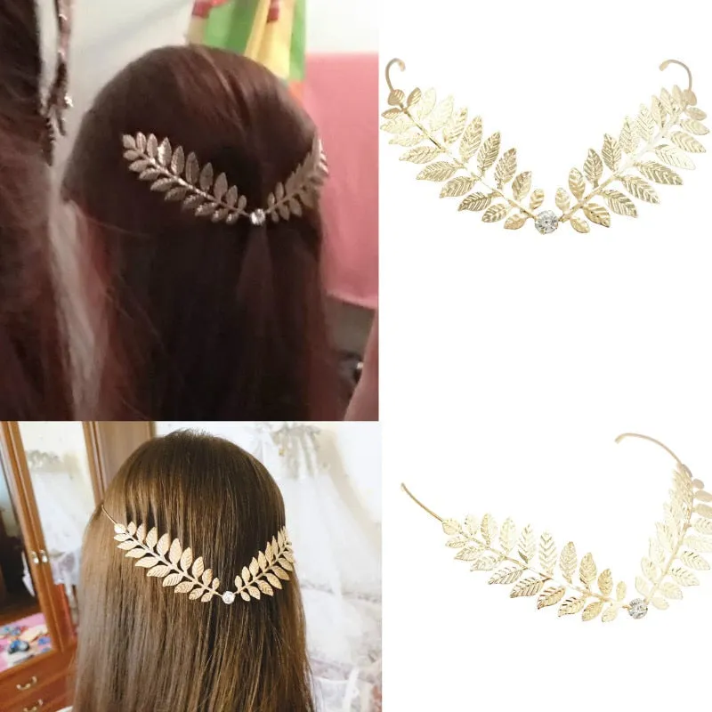 Greek Goddess Olive Leaf Branch Crowns