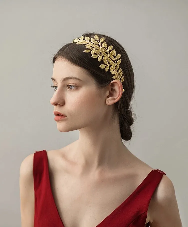 Greek Goddess Olive Leaf Branch Crowns