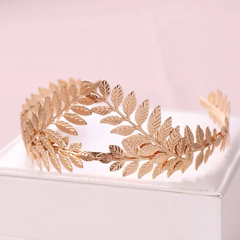 Greek Goddess Olive Leaf Branch Crowns