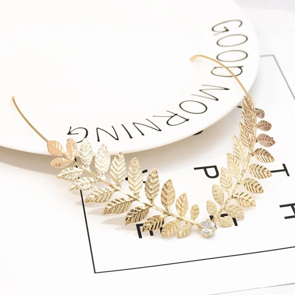 Greek Goddess Olive Leaf Branch Crowns
