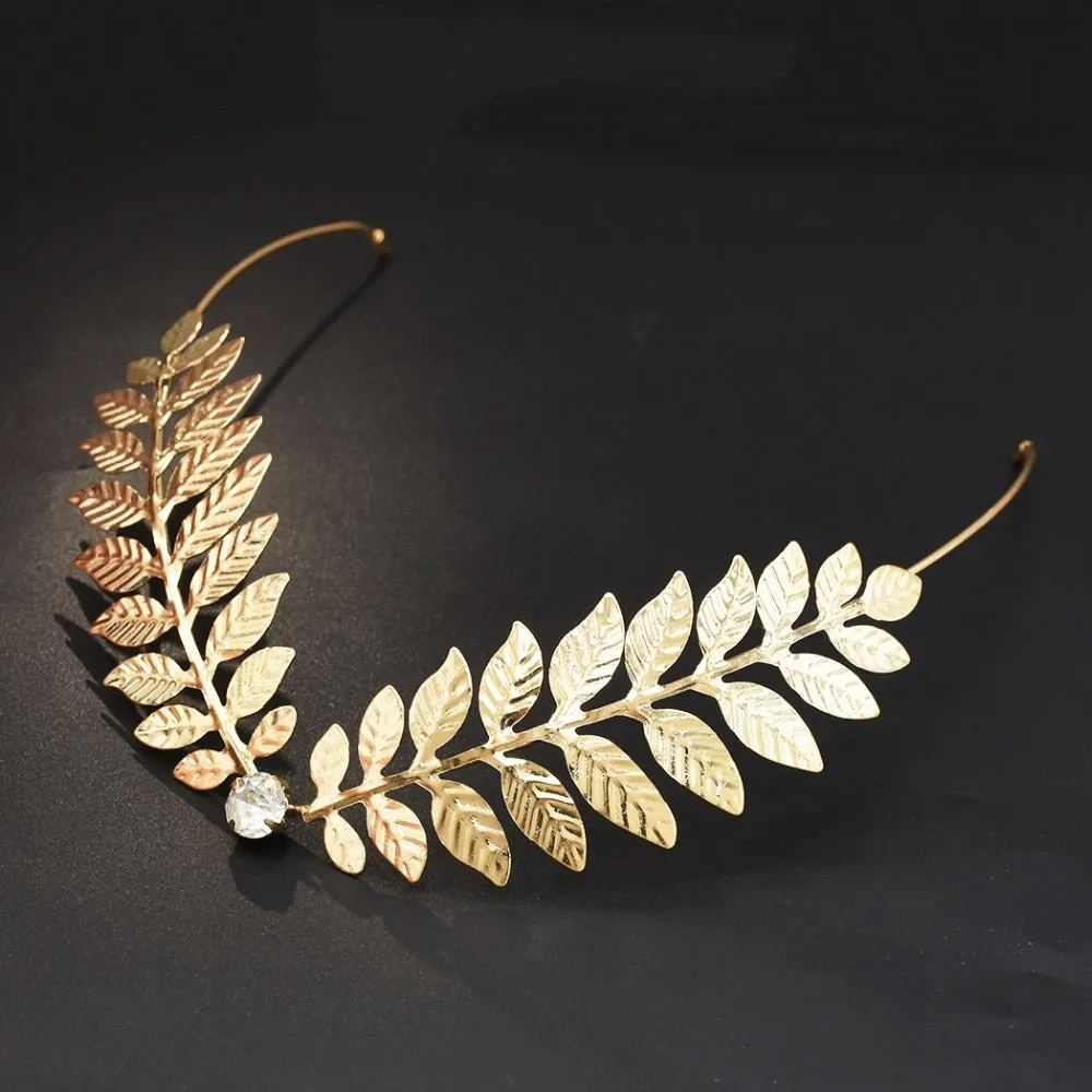 Greek Goddess Olive Leaf Branch Crowns