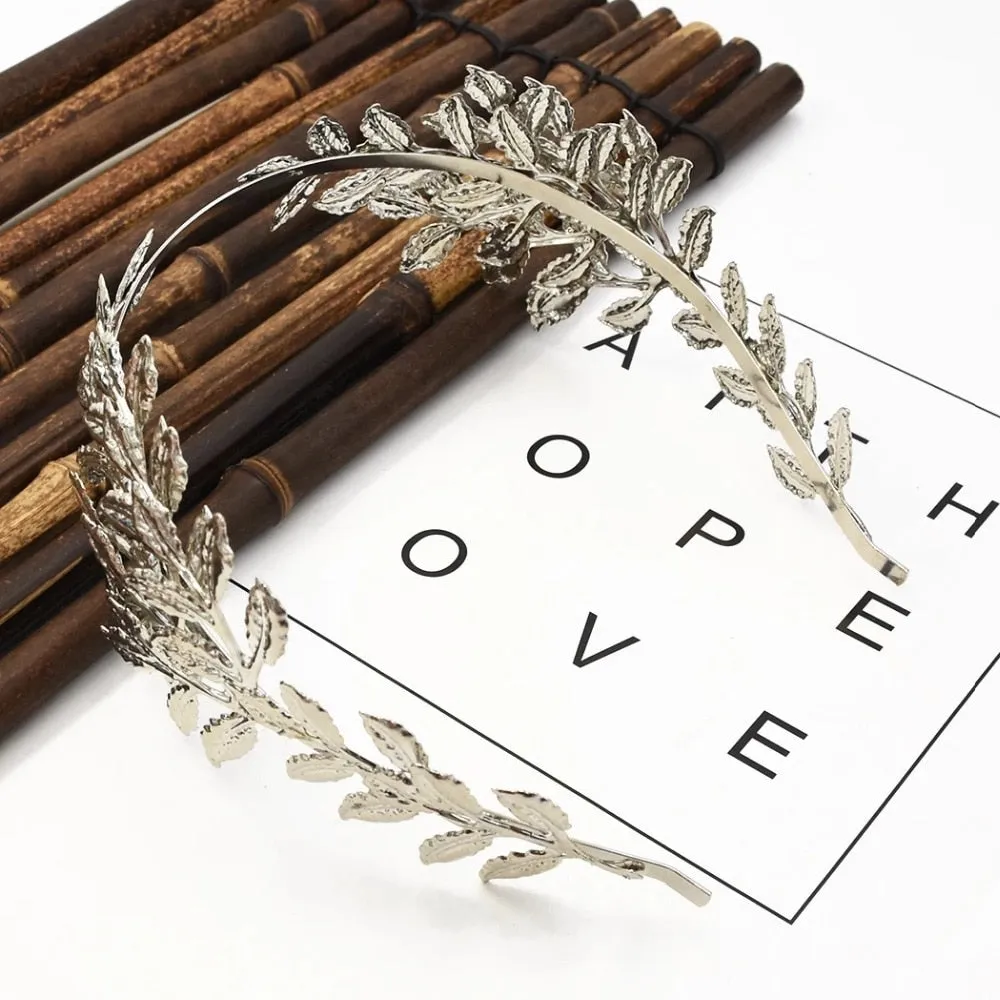 Greek Goddess Olive Leaf Branch Crowns