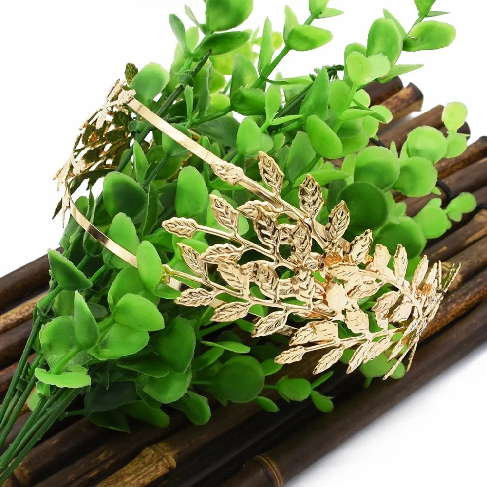 Greek Goddess Olive Leaf Branch Crowns