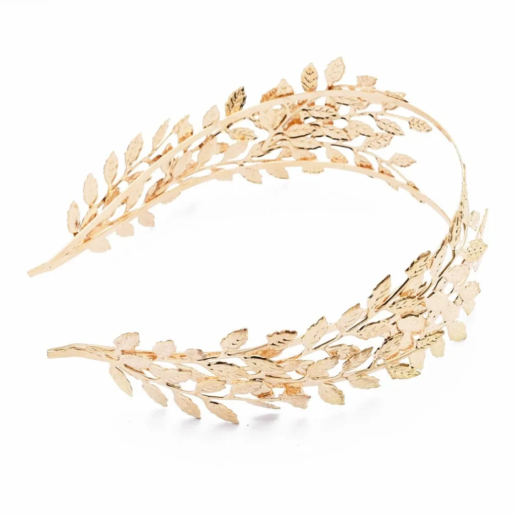 Greek Goddess Olive Leaf Branch Crowns
