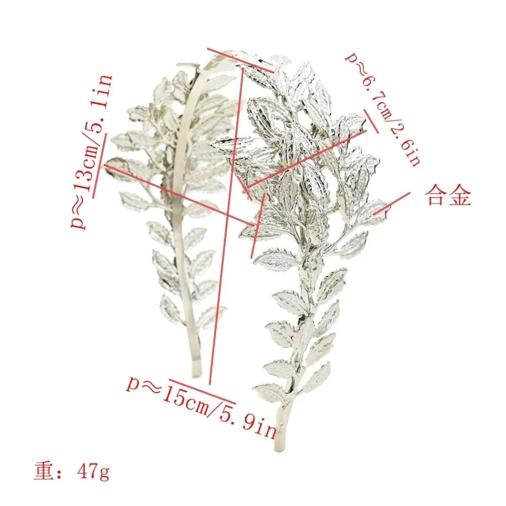 Greek Goddess Olive Leaf Branch Crowns