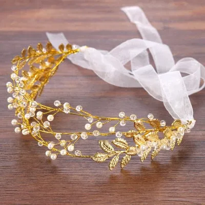 Greek Goddess Olive Leaf Branch Crowns