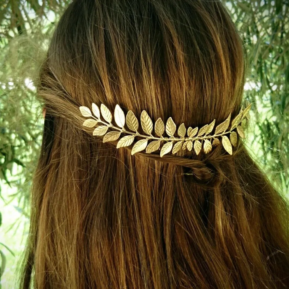 Greek Goddess Olive Leaf Branch Crowns