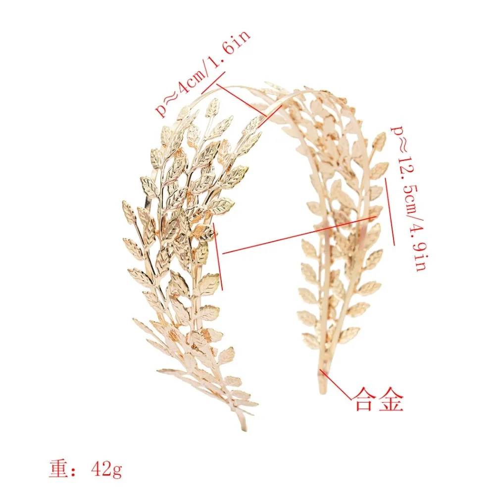 Greek Goddess Olive Leaf Branch Crowns