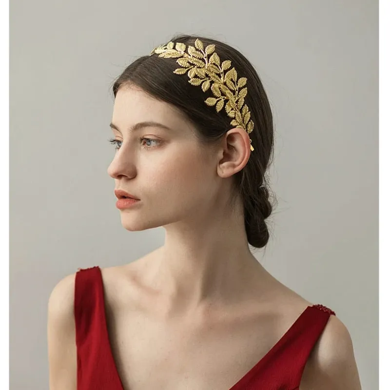 Greek Goddess Olive Leaf Branch Crowns