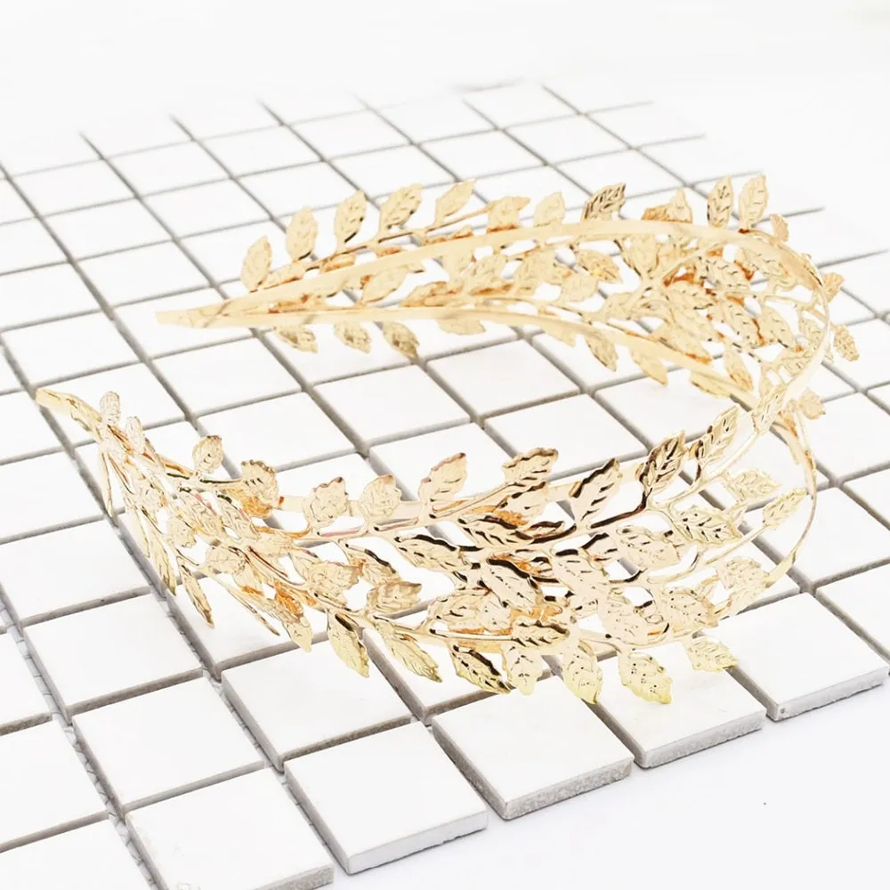 Greek Goddess Olive Leaf Branch Crowns