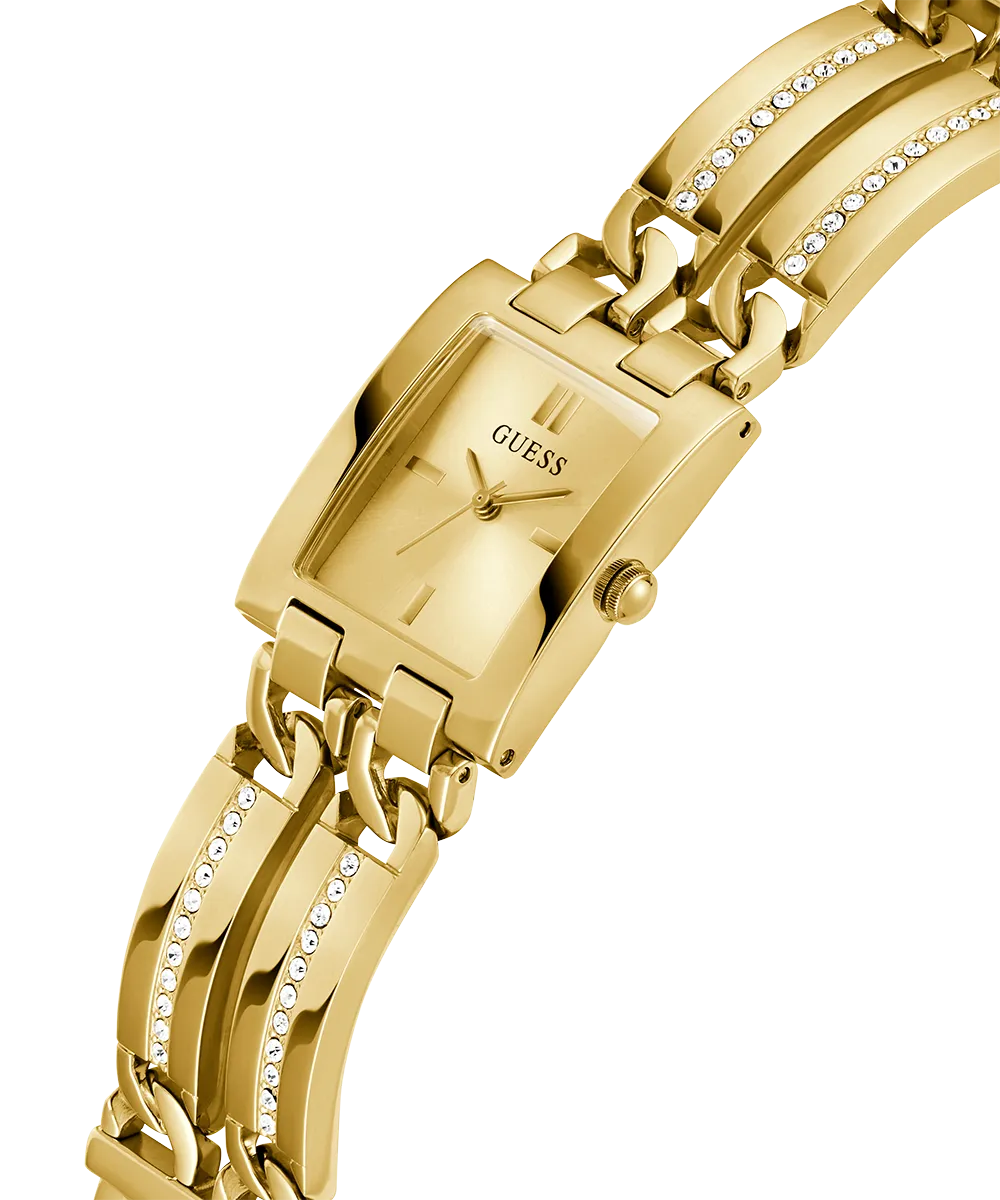 GUESS Ladies Gold Tone Analog Watch