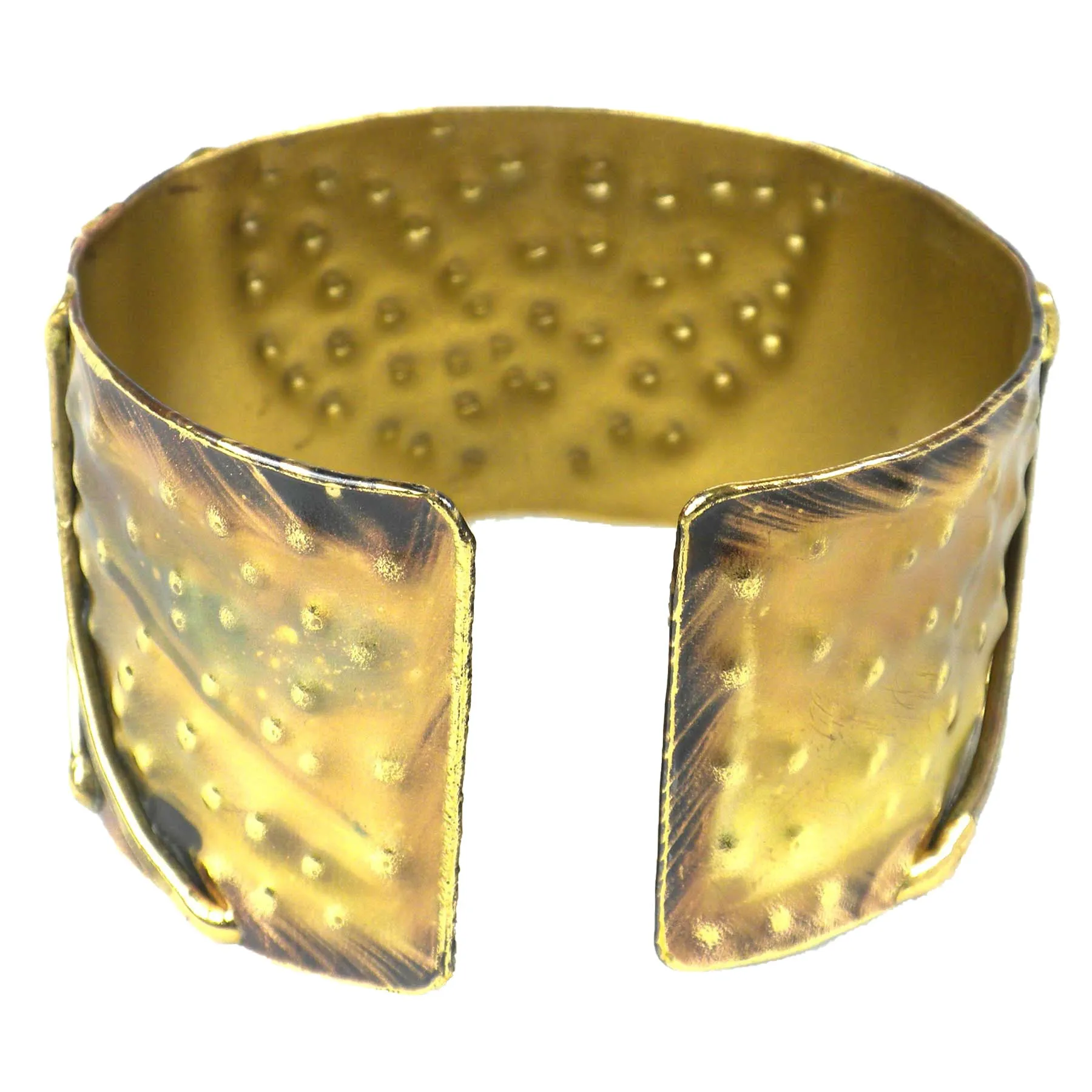 Handcrafted Arches Brass Cuff Brass Images