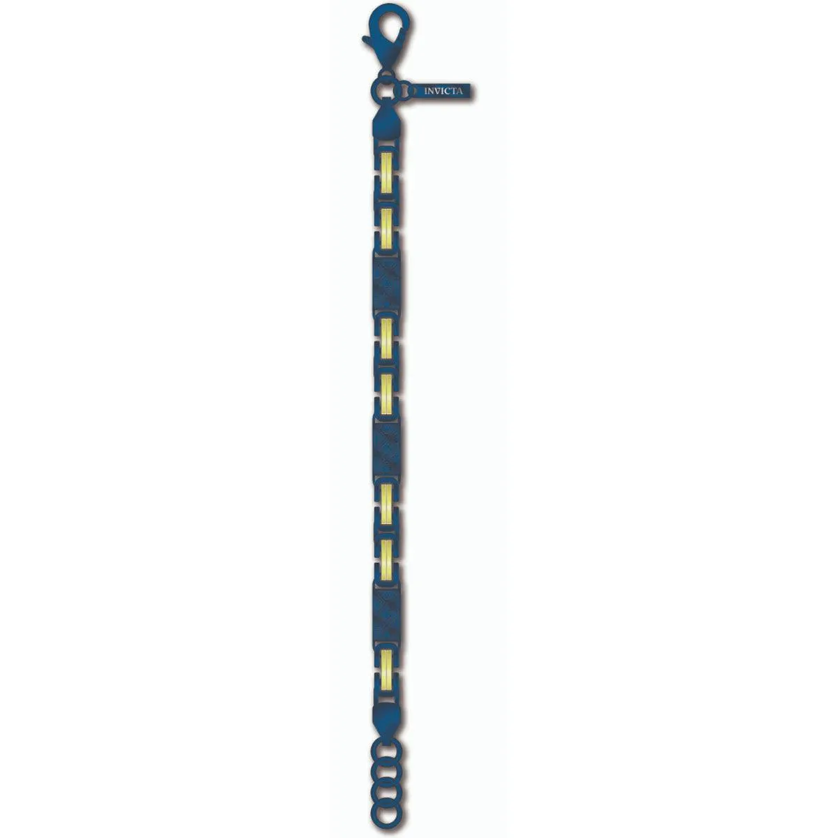 Invicta Men's Bracelet - Elements Two Tone Dark Blue and Yellow Gold | 39608