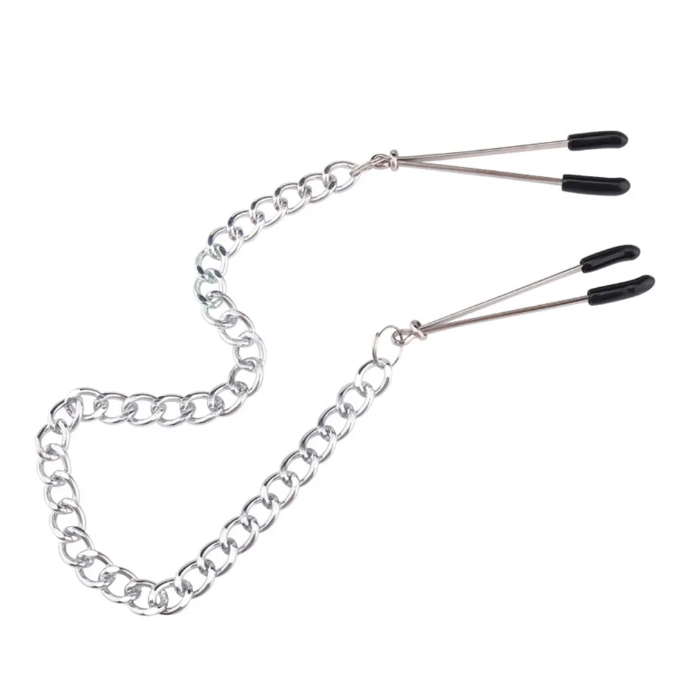 Leto Tweezer Nipple Clamps With Chain
