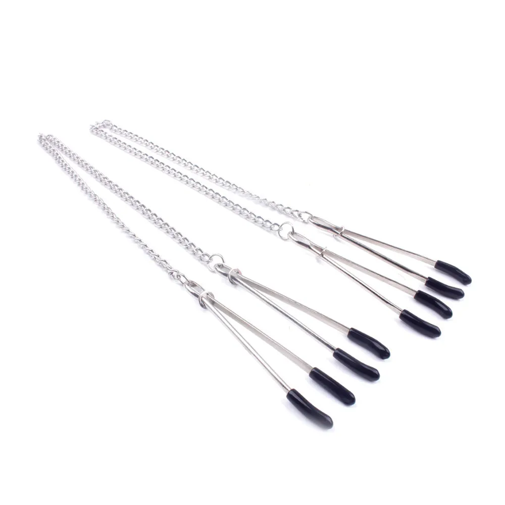 Leto Tweezer Nipple Clamps With Chain