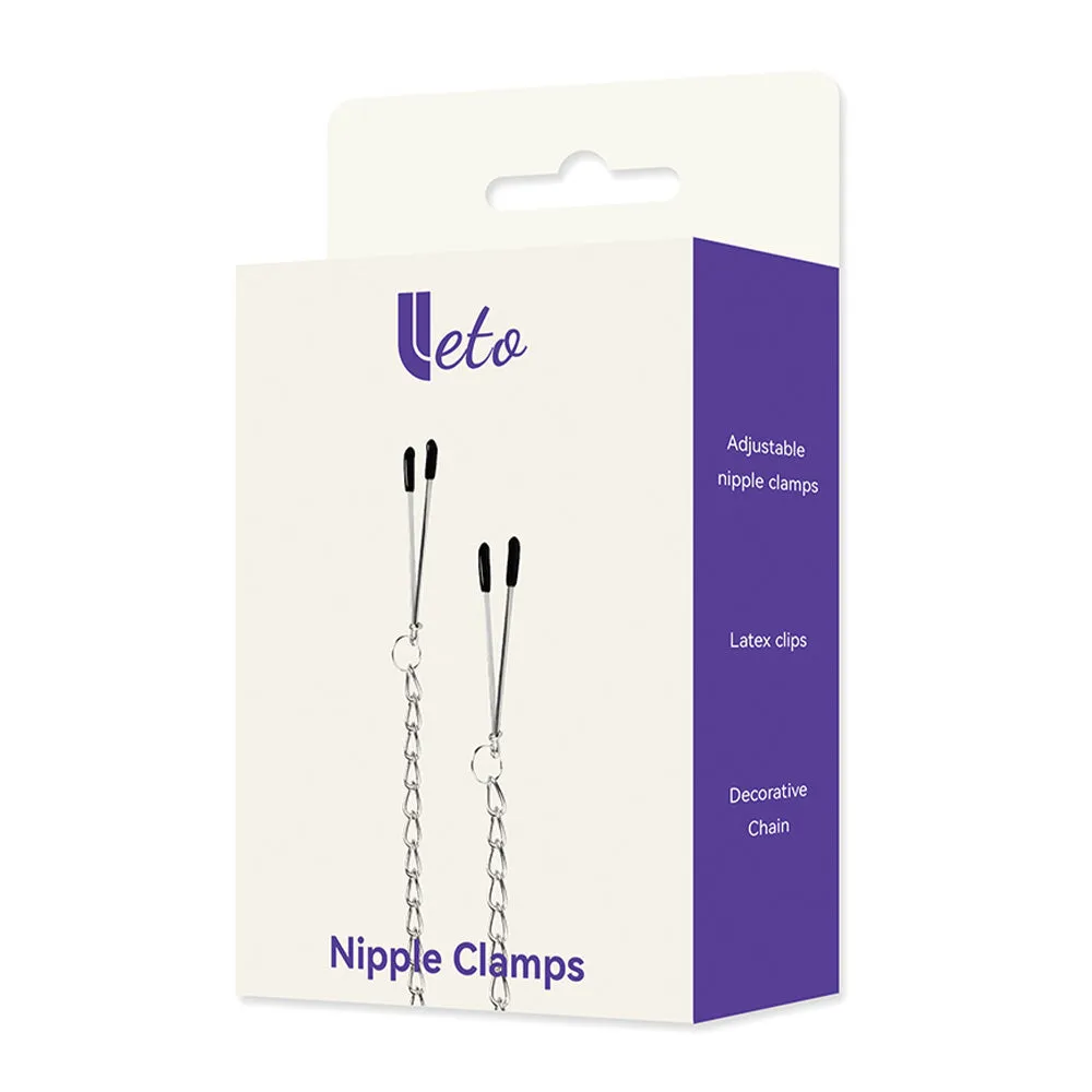 Leto Tweezer Nipple Clamps With Chain