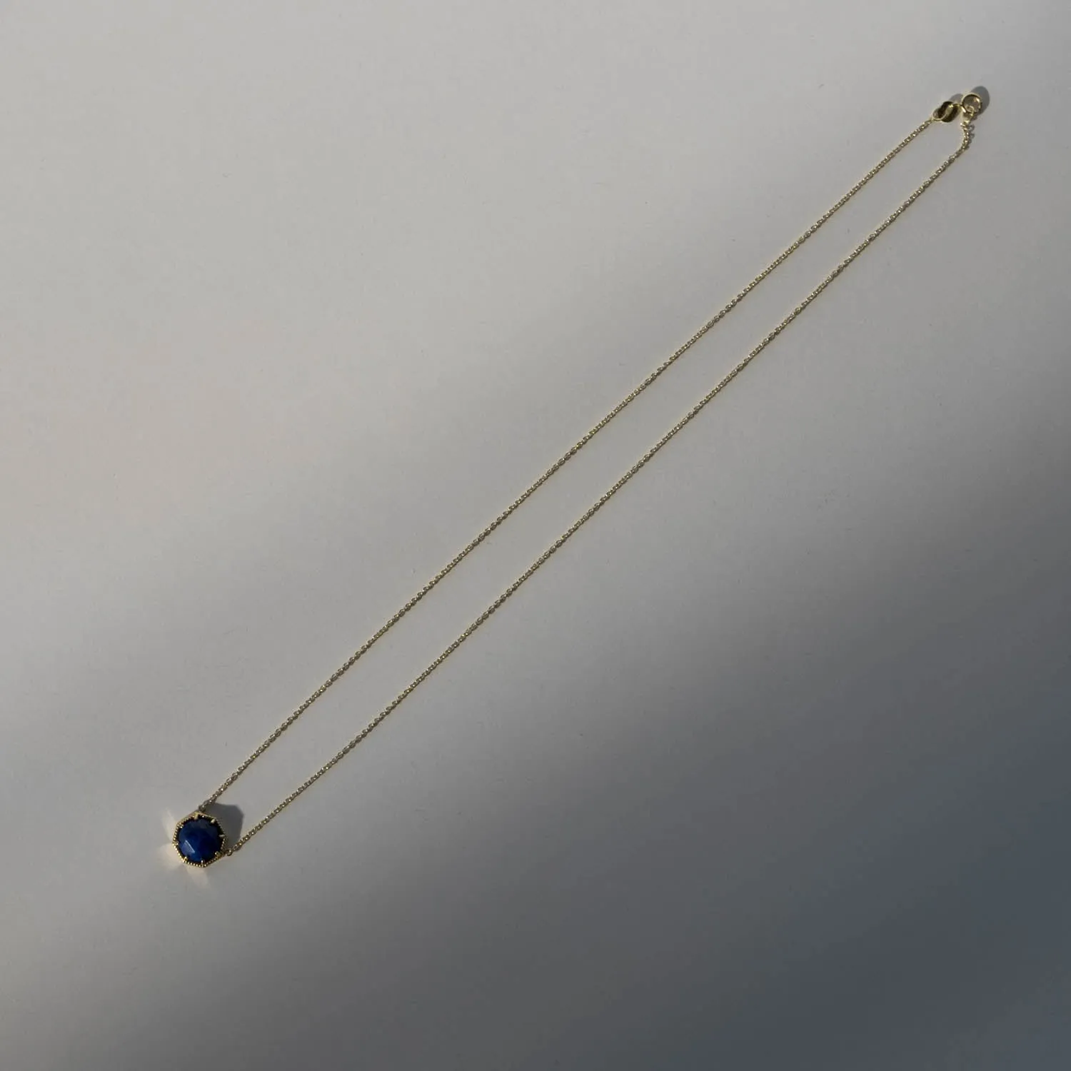 Maman Crown Bezel Lapis Necklace